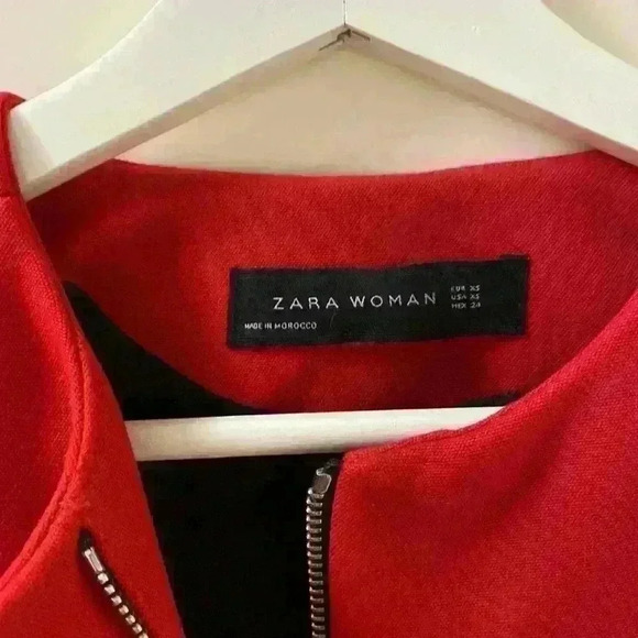 Zara Red Jacket XS - Picture 2 of 7